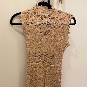Nightcap Dixie Cutout Dress Nude